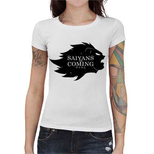 tshirt-femme-saiyans-are-coming-coton-bio-blanc