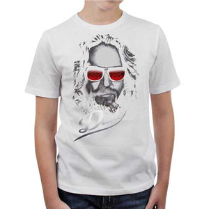 tshirt-enfant-the-dude-coton-bio-blanc