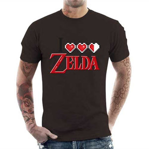 tshirt-homme-i-love-zelda-coton-bio-chocolat