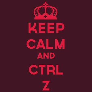 tshirt-keep-calm-and-ctrl-z-coton-bio-cerise