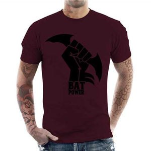 tshirt-homme-bat-power-coton-bio-cerise