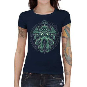 tshirt-femme-great-cthulhu-creature-de-lovercraft-coton-bio-bleu-nuit