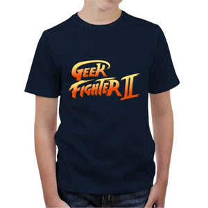 tshirt-enfant-geek-fighter-ii-street-fighter-2-coton-bio-bleu-nuit