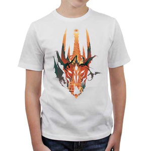 tshirt-enfant-sauron-coton-bio-blanc