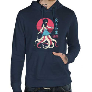 sweat-tshirt-japonais-yokai-school-coton-bio-bleu-nuit