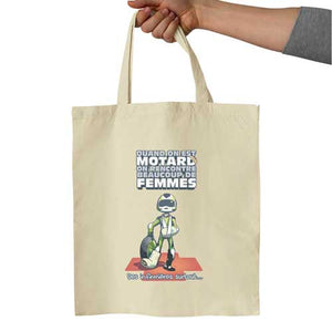 motard-et-infirmiere-relation-proche-tote-bag-coton-bio-ecru