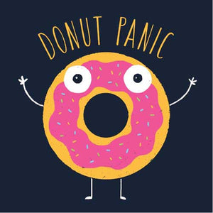 tshirt-donut-panic-la-nourriture-geek-coton-bio-bleu-nuit