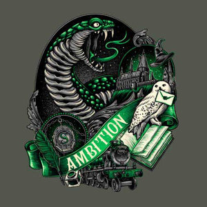 tshirt-t-shirt-serpentard-house-of-ambition-coton-bio-khaki