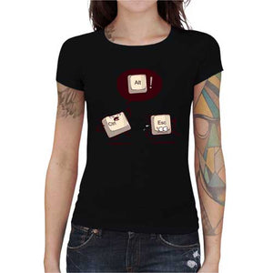 tshirt-femme-ctrl-and-escape-coton-bio-noir