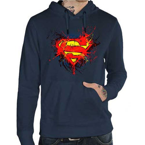 sweat-superman-coton-bio-bleu-nuit