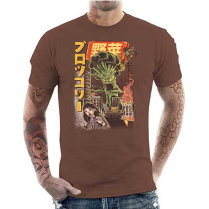 tshirt-homme-broccozilla-le-brocoli-geant-detruit-la-ville-coton-bio-sienna