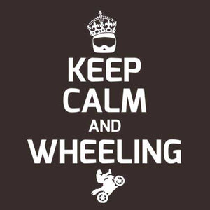 tshirt-keep-calm-and-wheeling-coton-bio-chocolat