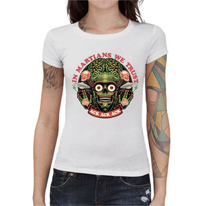 T-shirt Geekette - In Martians we Trust