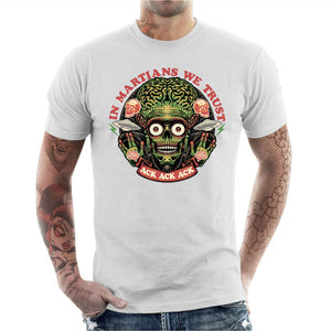 T-shirt Geek Homme - In Martians we Trust