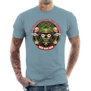 T-shirt Geek Homme - In Martians we Trust