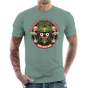 T-shirt Geek Homme - In Martians we Trust