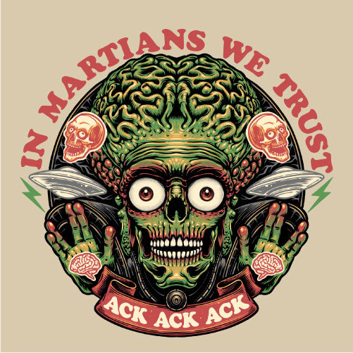 Tshirt In Martians we Trust