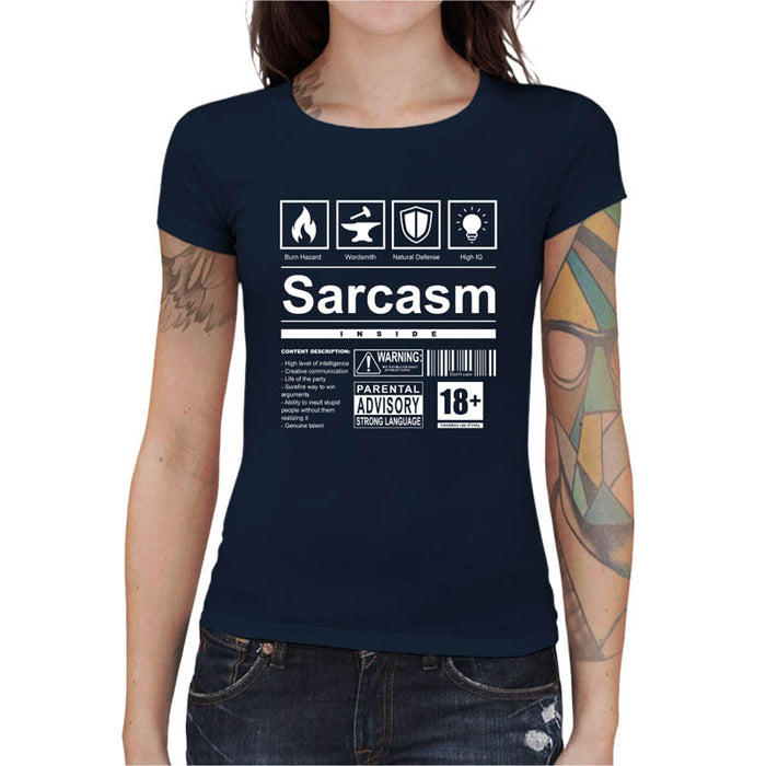 T-shirt Geekette - Sarcasm