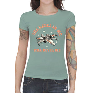 T-shirt Geekette - Vintage Rebel