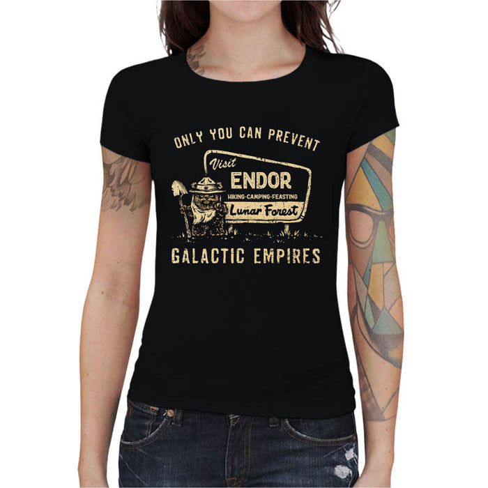 T-shirt Geekette - Visit Endor