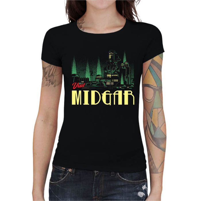 T-shirt Geekette - Visit Midgar