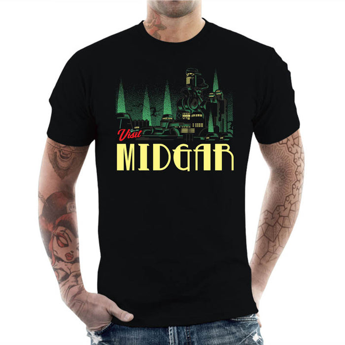 T-shirt Geek Homme - Visit Midgar