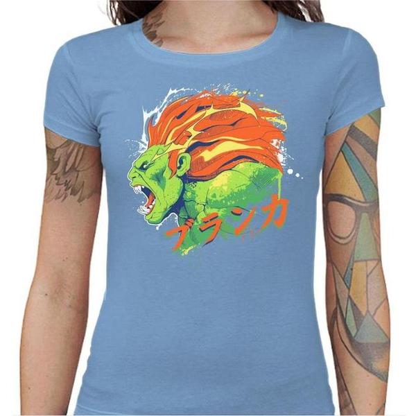 T-shirt Geekette - Blanka Street Fighter