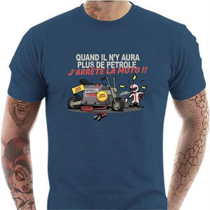 T shirt Motard homme - Electrique - Couleur Bleu Gris - Taille S